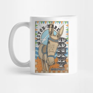 Weston Donkey, Seaside Fun. Mug